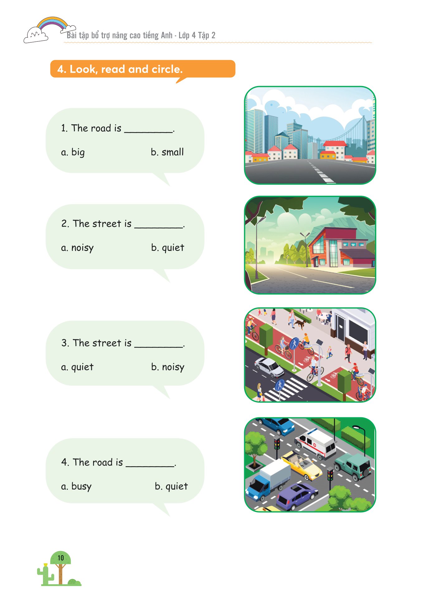 bộ bài tập bổ trợ nâng cao tiếng anh lớp 4 - tập 2 (theo giáo khoa tiếng anh global sucsess)