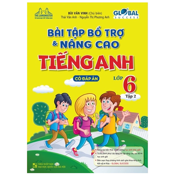 bộ bài tập bổ trợ & nâng cao tiếng anh lớp 6 - tập 2 (có đáp án)