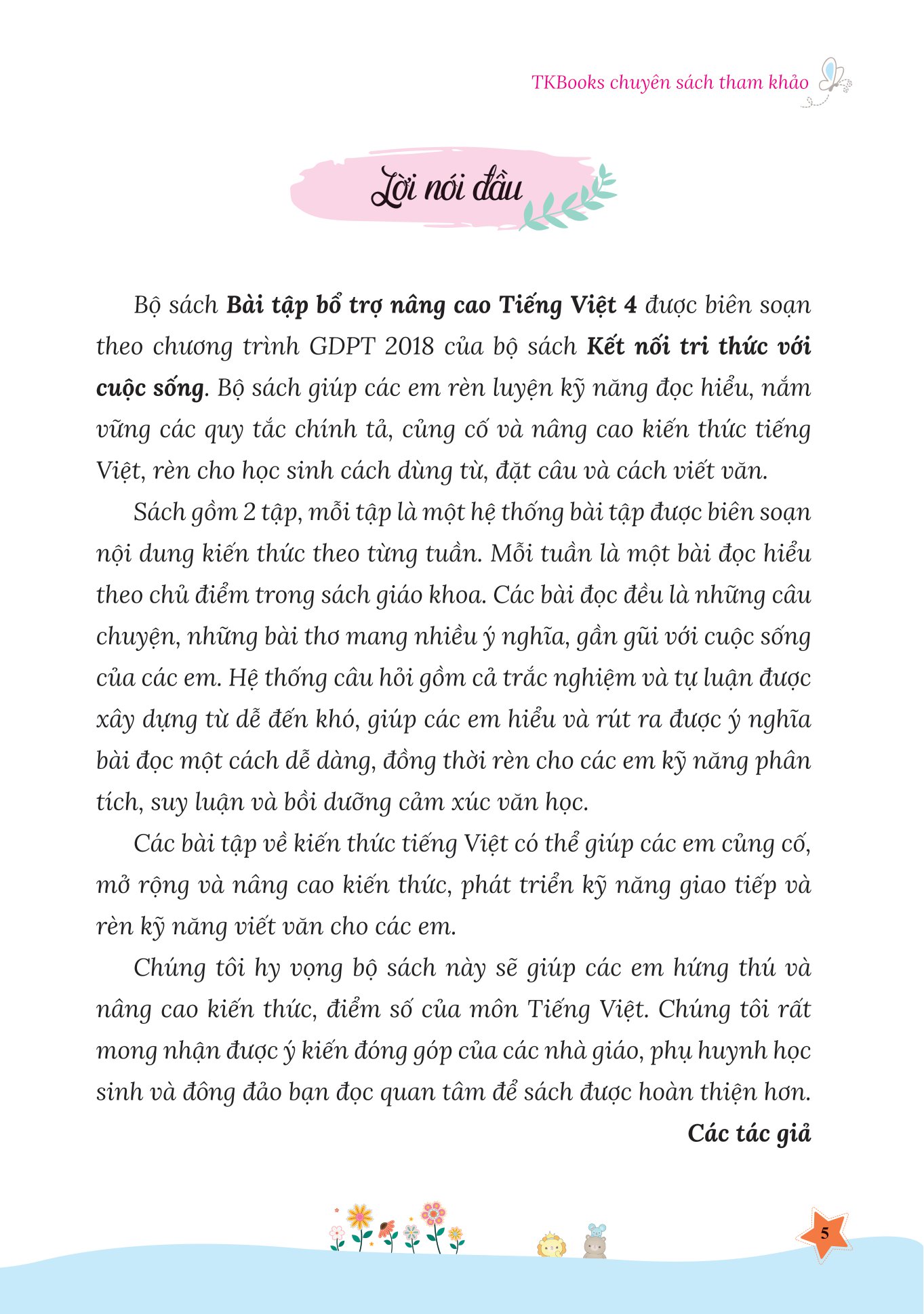 bộ bài tập bổ trợ nâng cao tiếng việt lớp 4 - tập 1 (theo chương trình của bộ sách kết nối tri thức với cuộc sống)