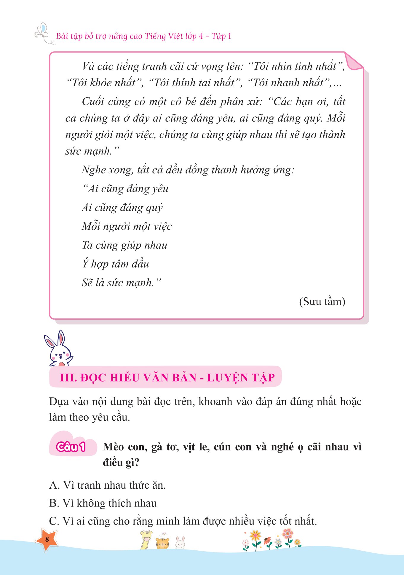 bộ bài tập bổ trợ nâng cao tiếng việt lớp 4 - tập 1 (theo chương trình của bộ sách kết nối tri thức với cuộc sống)