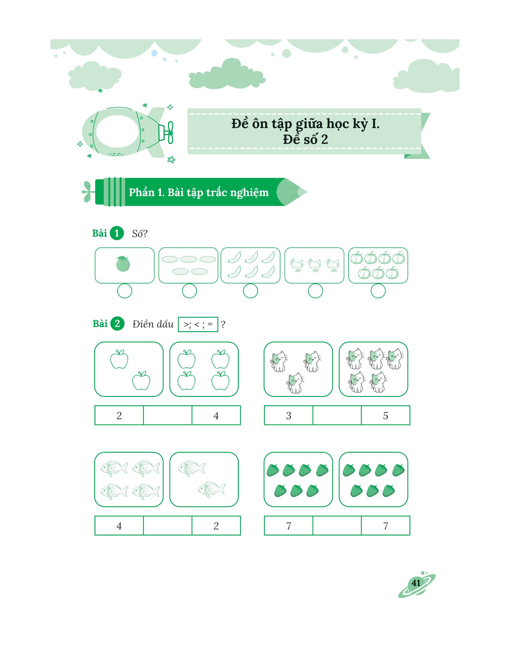 bộ bài tập bổ trợ nâng cao toán lớp 1 - tập 1 (bám sát sgk kết nối tri thức với cuộc sống)