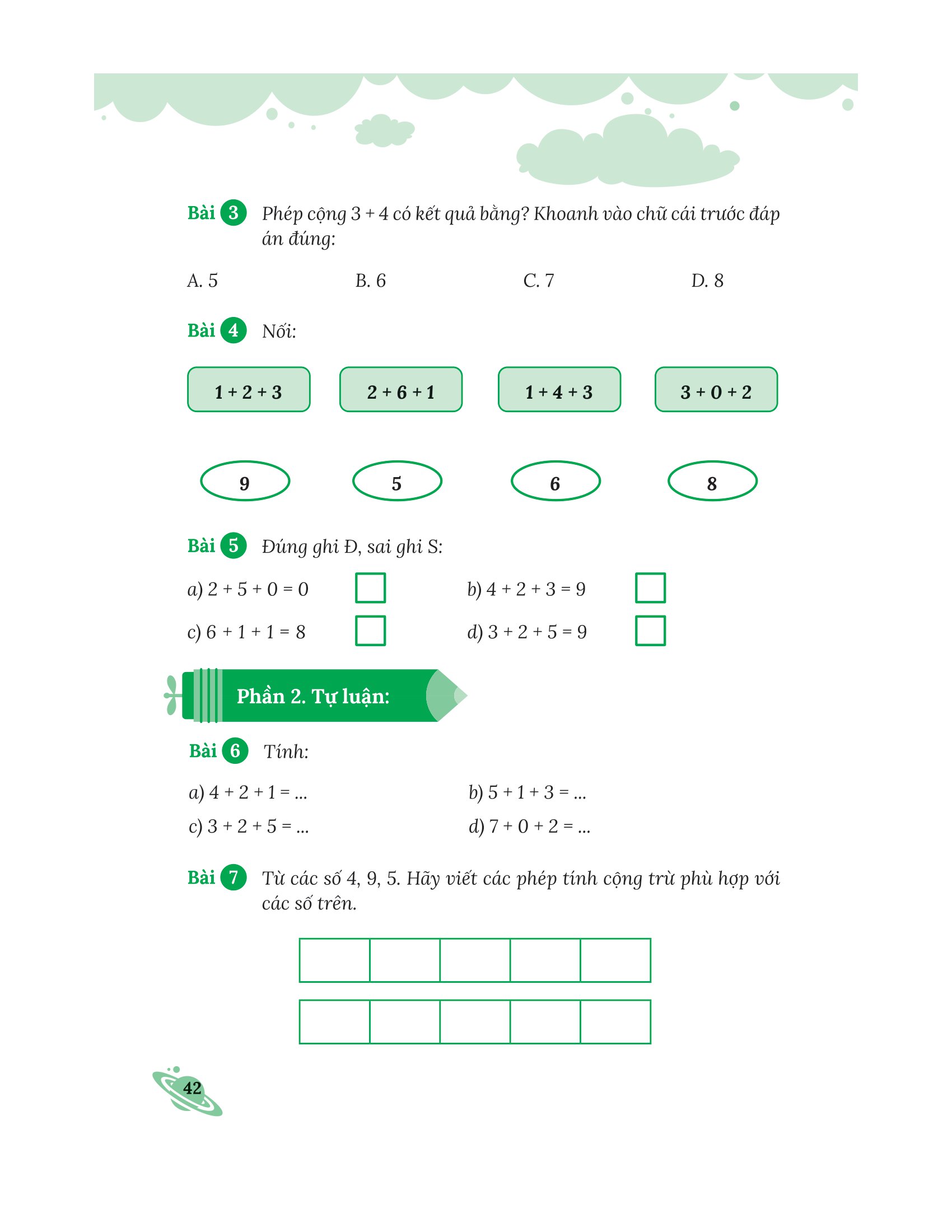 bộ bài tập bổ trợ nâng cao toán lớp 1 - tập 1 (bám sát sgk kết nối tri thức với cuộc sống)