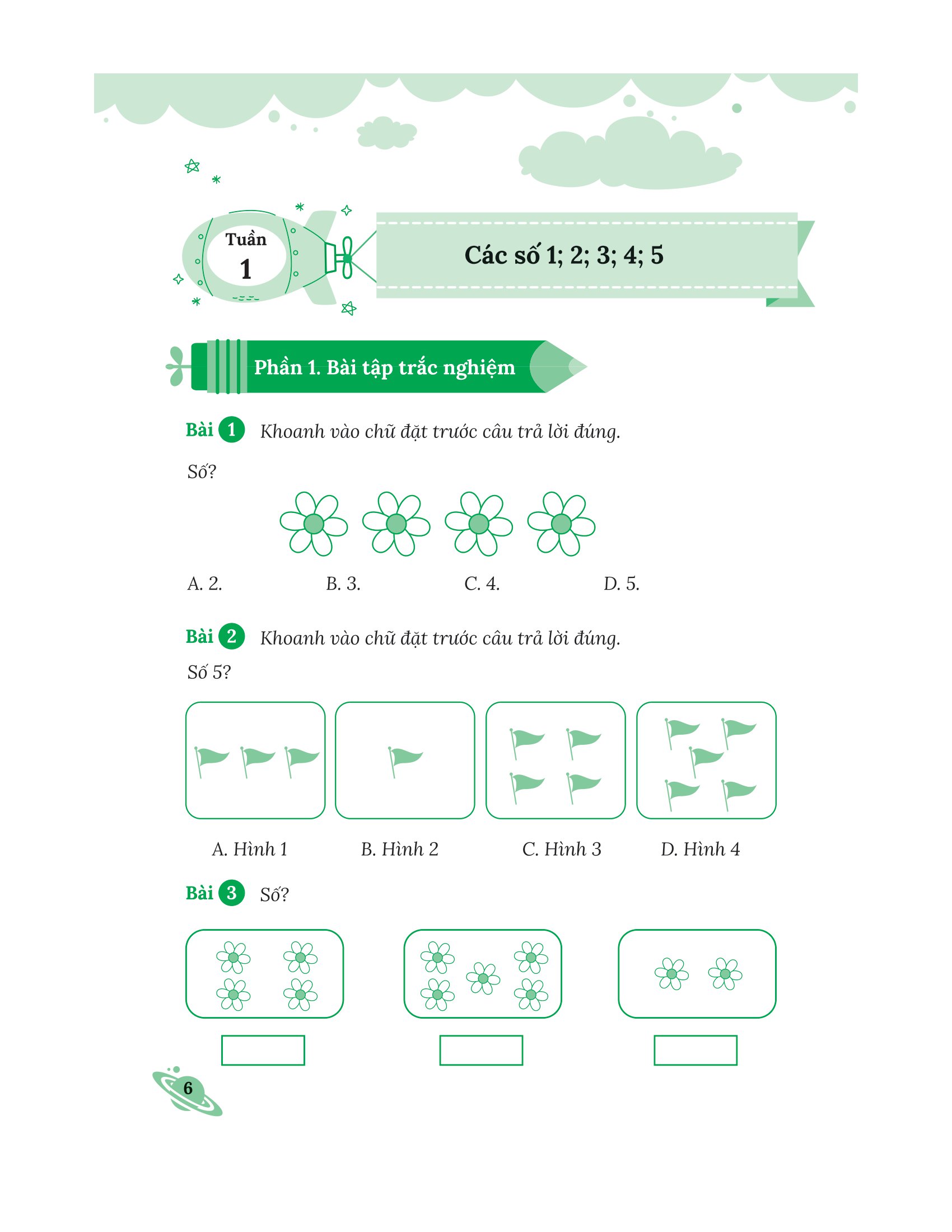 bộ bài tập bổ trợ nâng cao toán lớp 1 - tập 1 (bám sát sgk kết nối tri thức với cuộc sống)