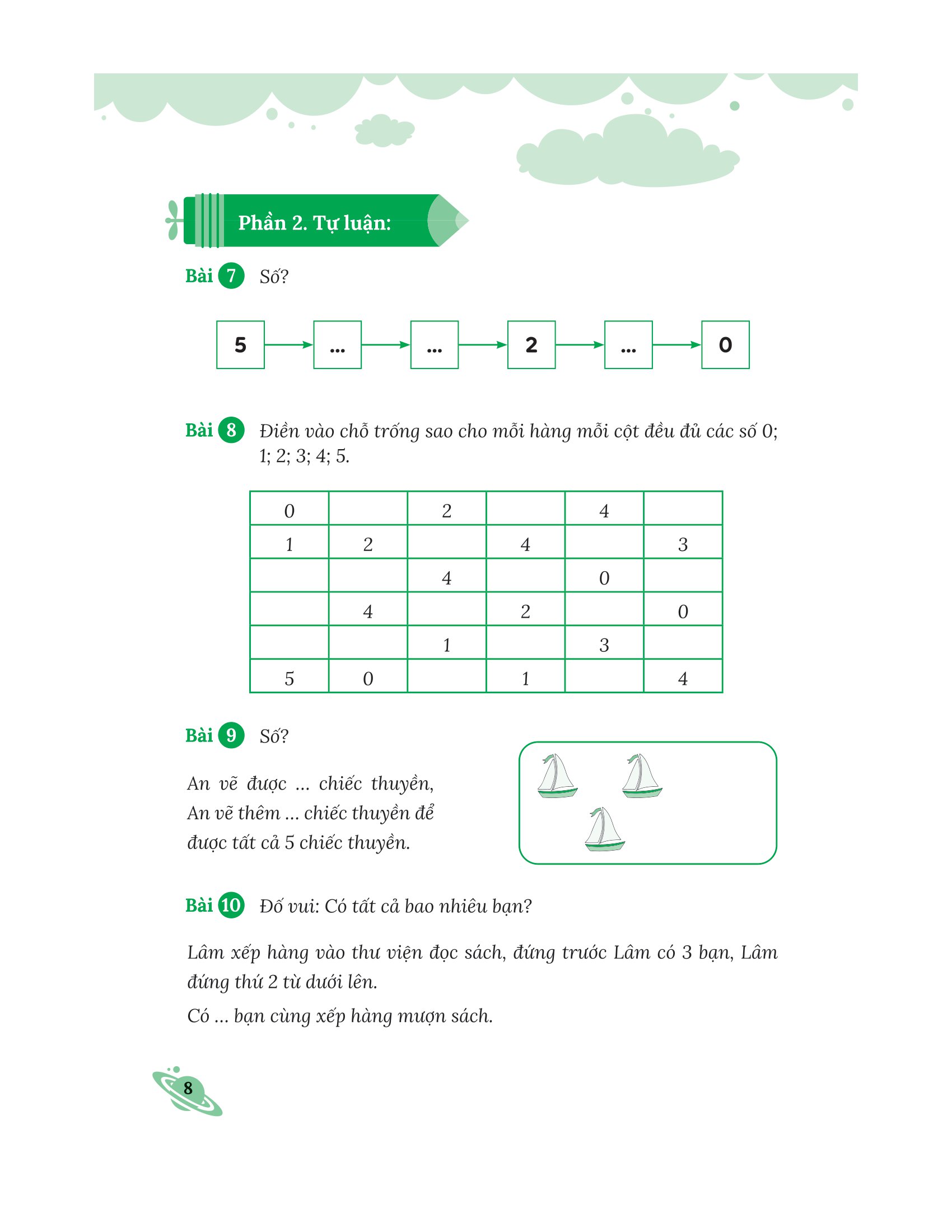 bộ bài tập bổ trợ nâng cao toán lớp 1 - tập 1 (bám sát sgk kết nối tri thức với cuộc sống)