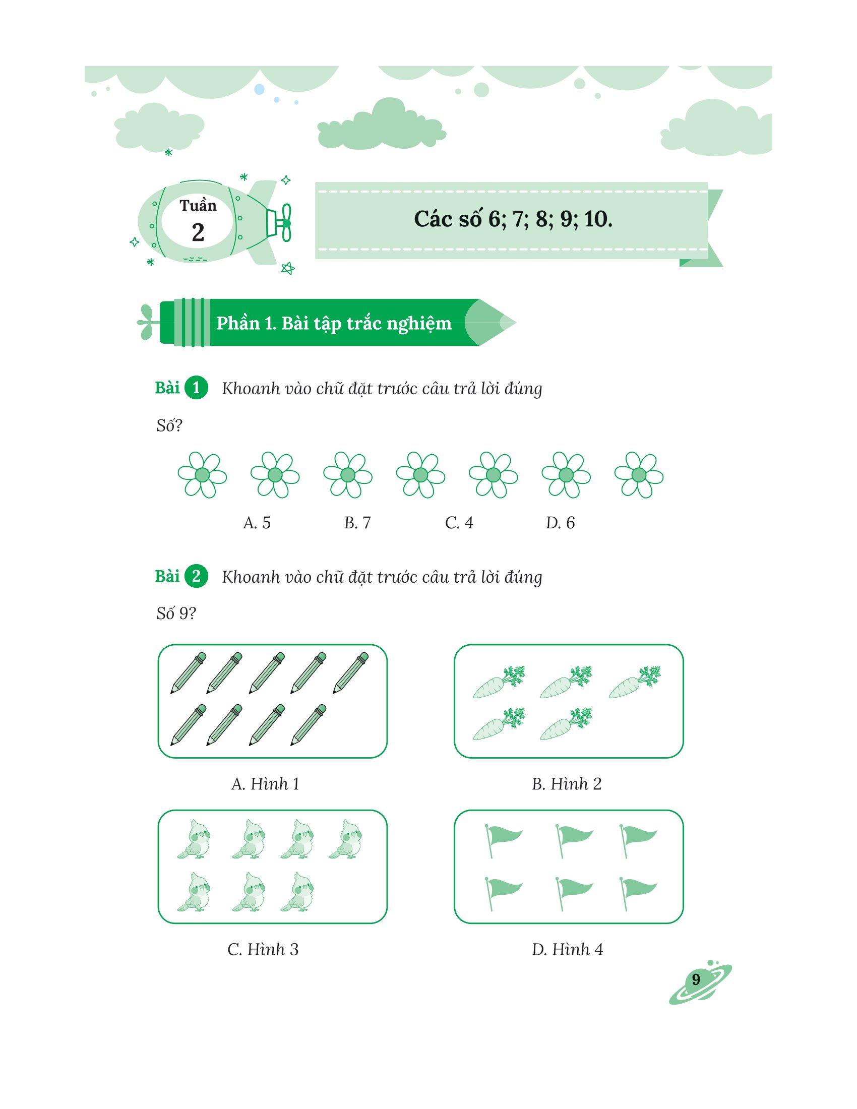bộ bài tập bổ trợ nâng cao toán lớp 1 - tập 1 (bám sát sgk kết nối tri thức với cuộc sống)