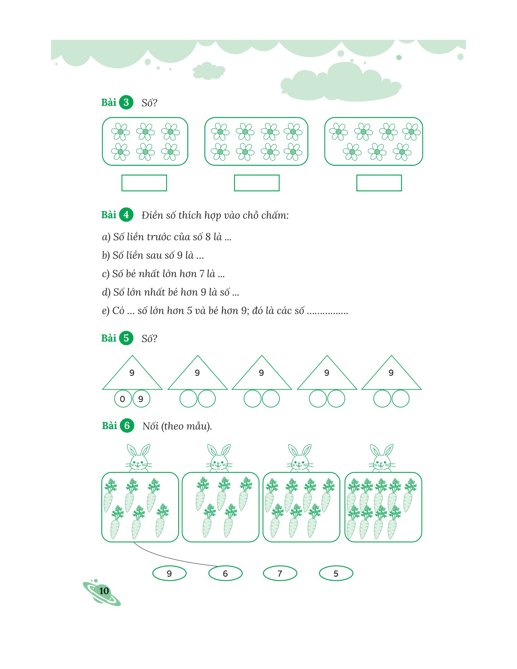bộ bài tập bổ trợ nâng cao toán lớp 1 - tập 1 (bám sát sgk kết nối tri thức với cuộc sống)