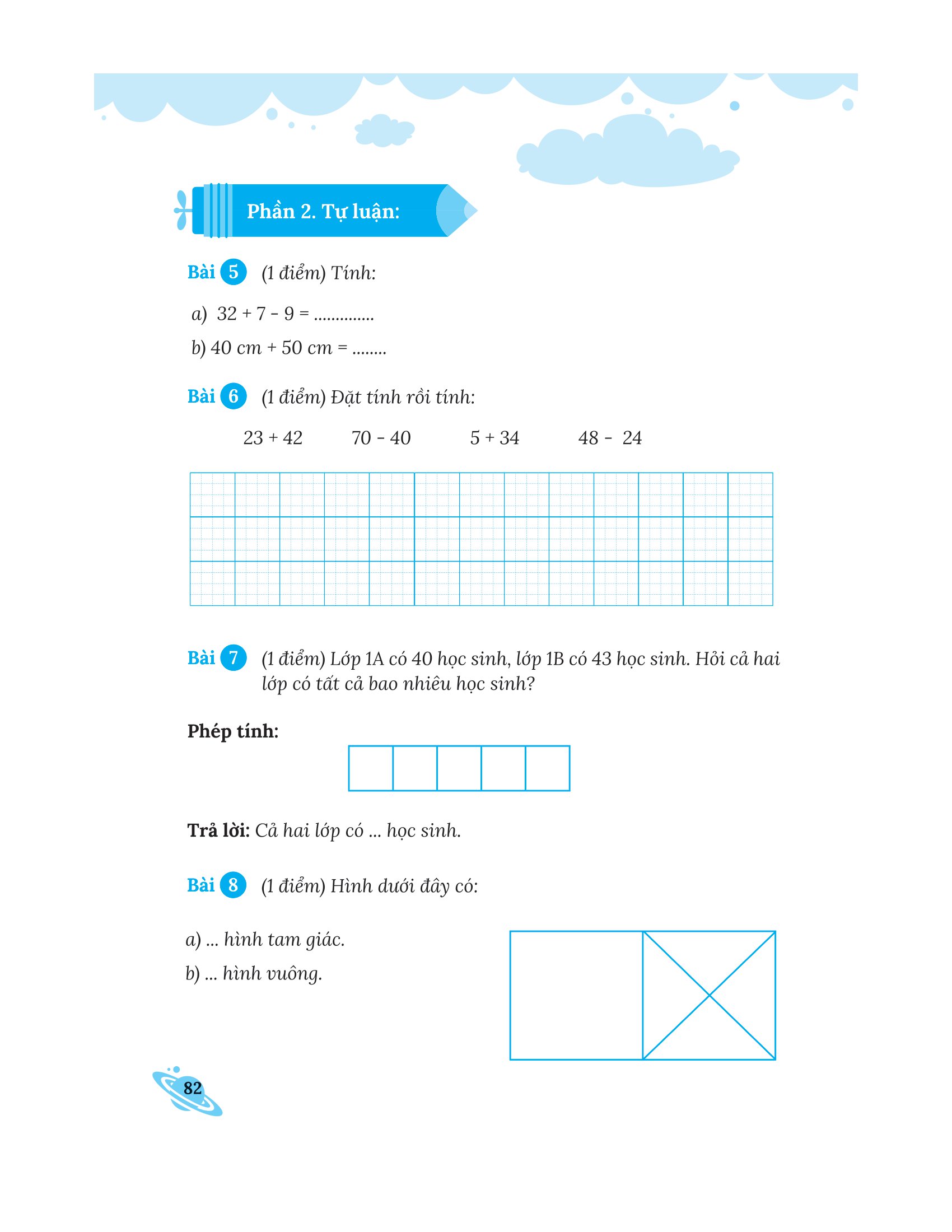 bộ bài tập bổ trợ nâng cao toán lớp 1 - tập 2 (bám sát sgk kết nối tri thức với cuộc sống)