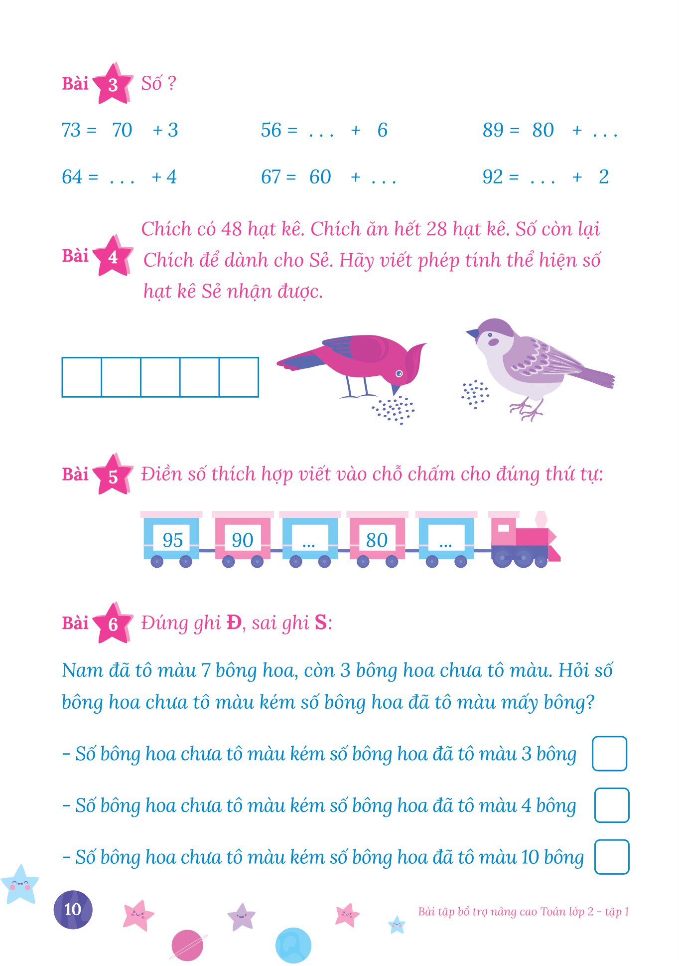 bộ bài tập bổ trợ nâng cao toán lớp 2 - tập 1 (bám sát sgk kết nối tri thức với cuộc sống)