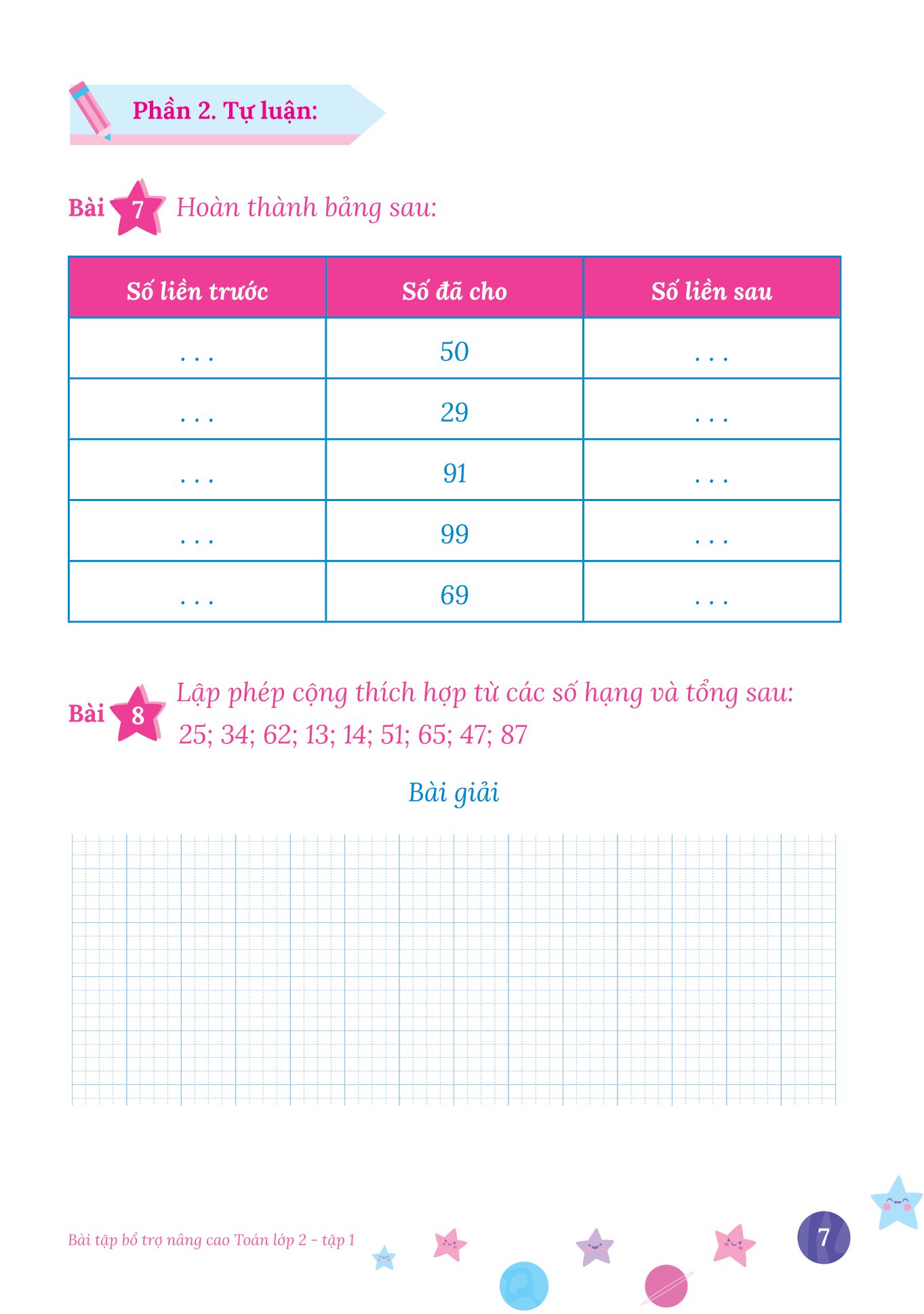 bộ bài tập bổ trợ nâng cao toán lớp 2 - tập 1 (bám sát sgk kết nối tri thức với cuộc sống)