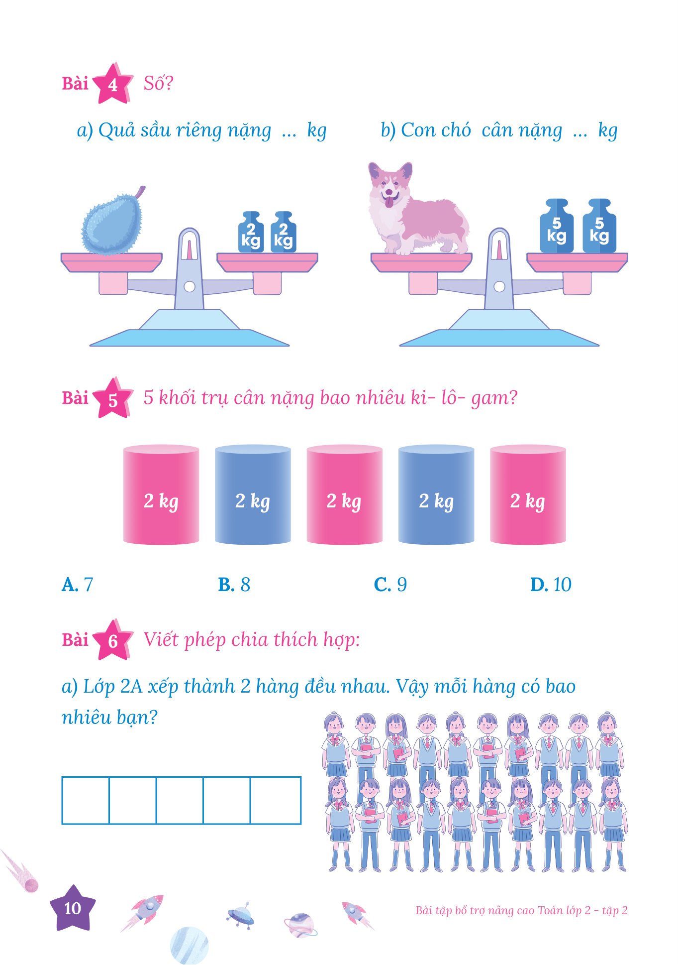 bộ bài tập bổ trợ nâng cao toán lớp 2 - tập 2