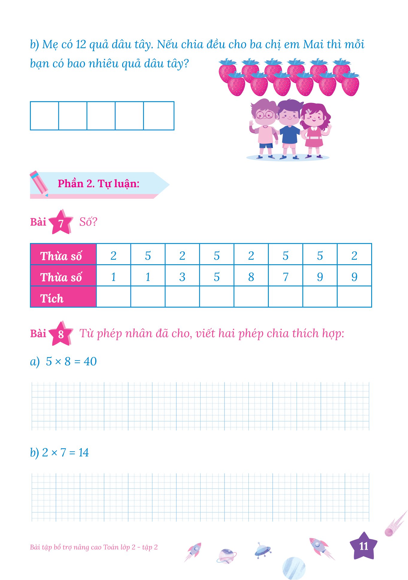 bộ bài tập bổ trợ nâng cao toán lớp 2 - tập 2