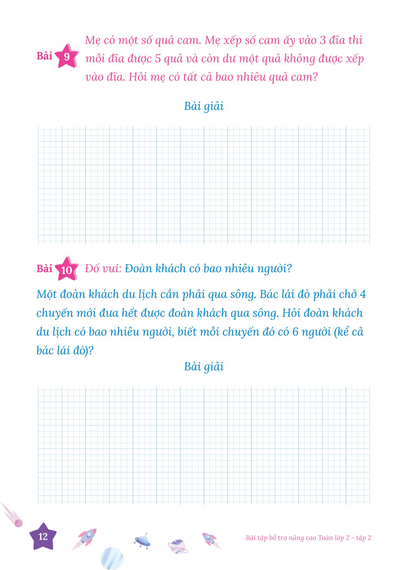 bộ bài tập bổ trợ nâng cao toán lớp 2 - tập 2