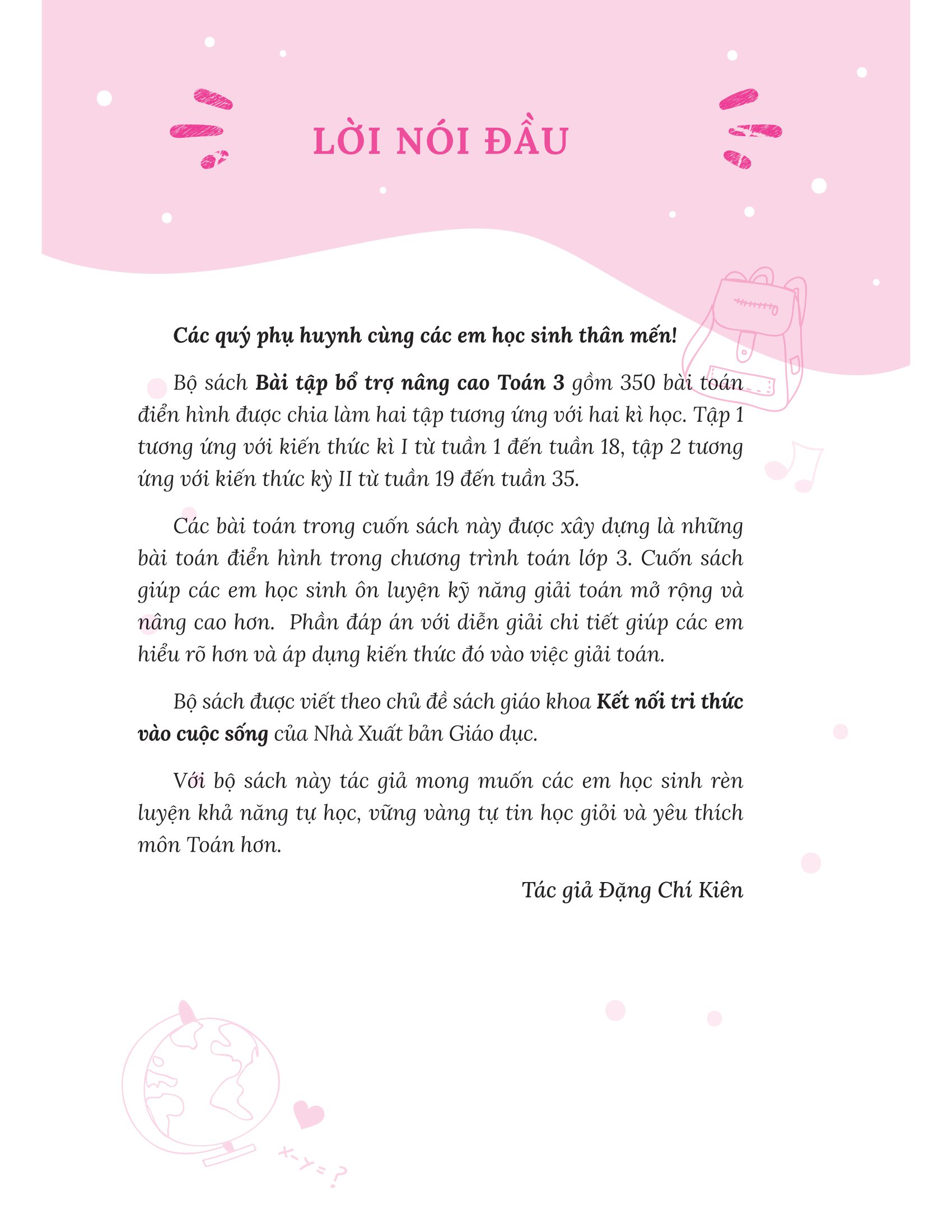 bộ bài tập bổ trợ nâng cao toán lớp 3 - tập 2 (theo chương trình gdpt của bộ kết nối tri thức)