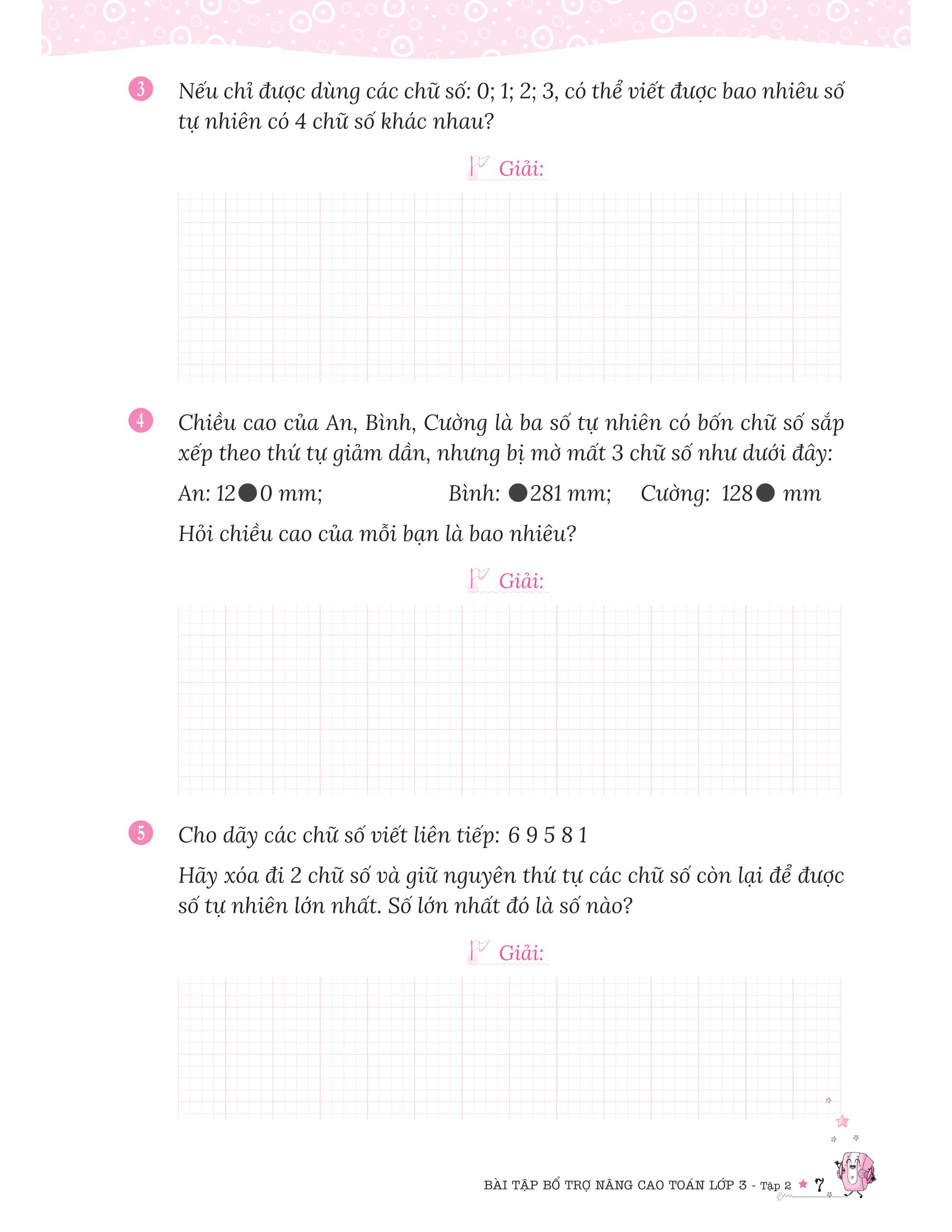 bộ bài tập bổ trợ nâng cao toán lớp 3 - tập 2 (theo chương trình gdpt của bộ kết nối tri thức)