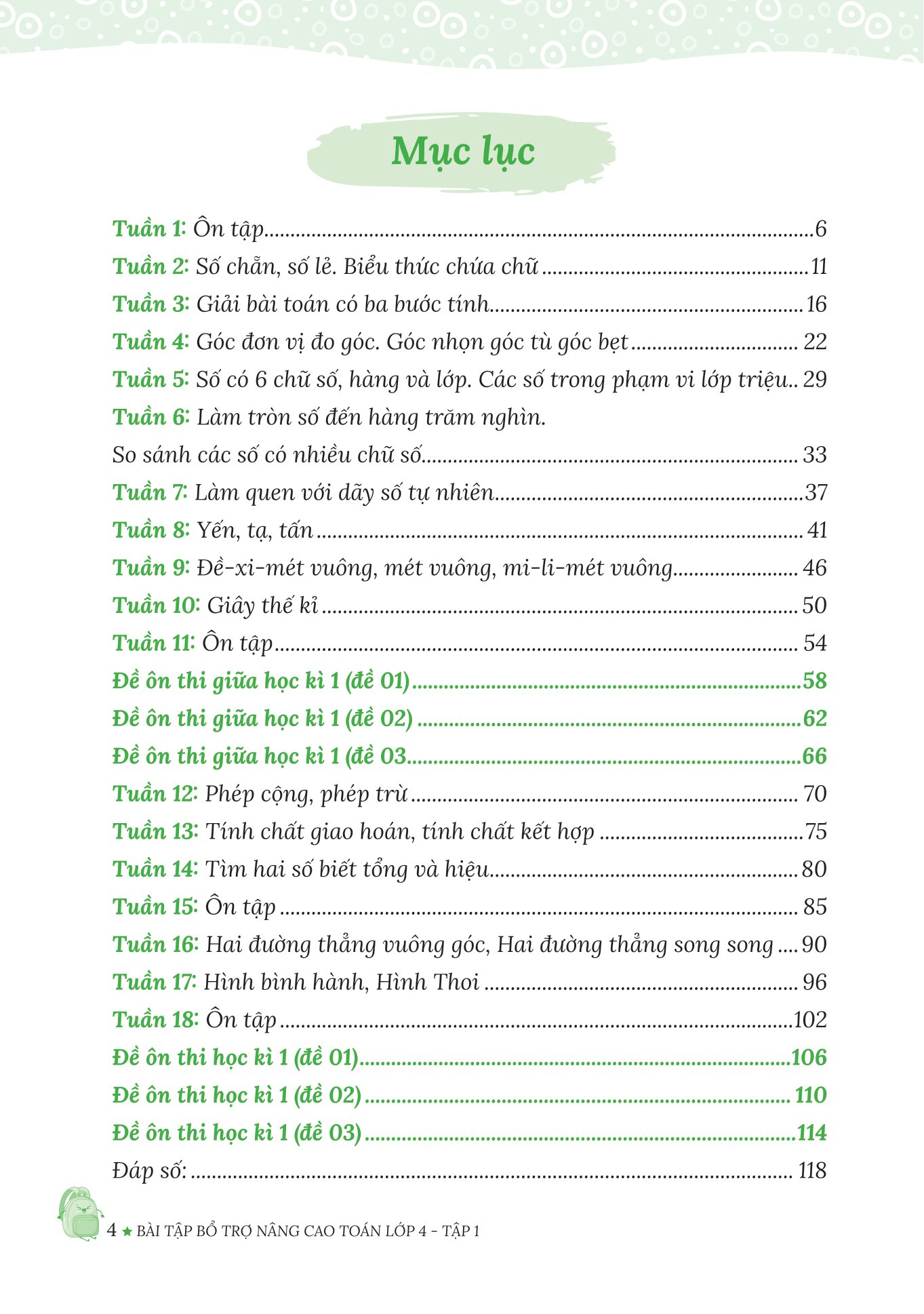 bộ bài tập bổ trợ nâng cao toán lớp 4 - tập 1 (theo chương trình của bộ sách kết nối tri thức với cuộc sống)