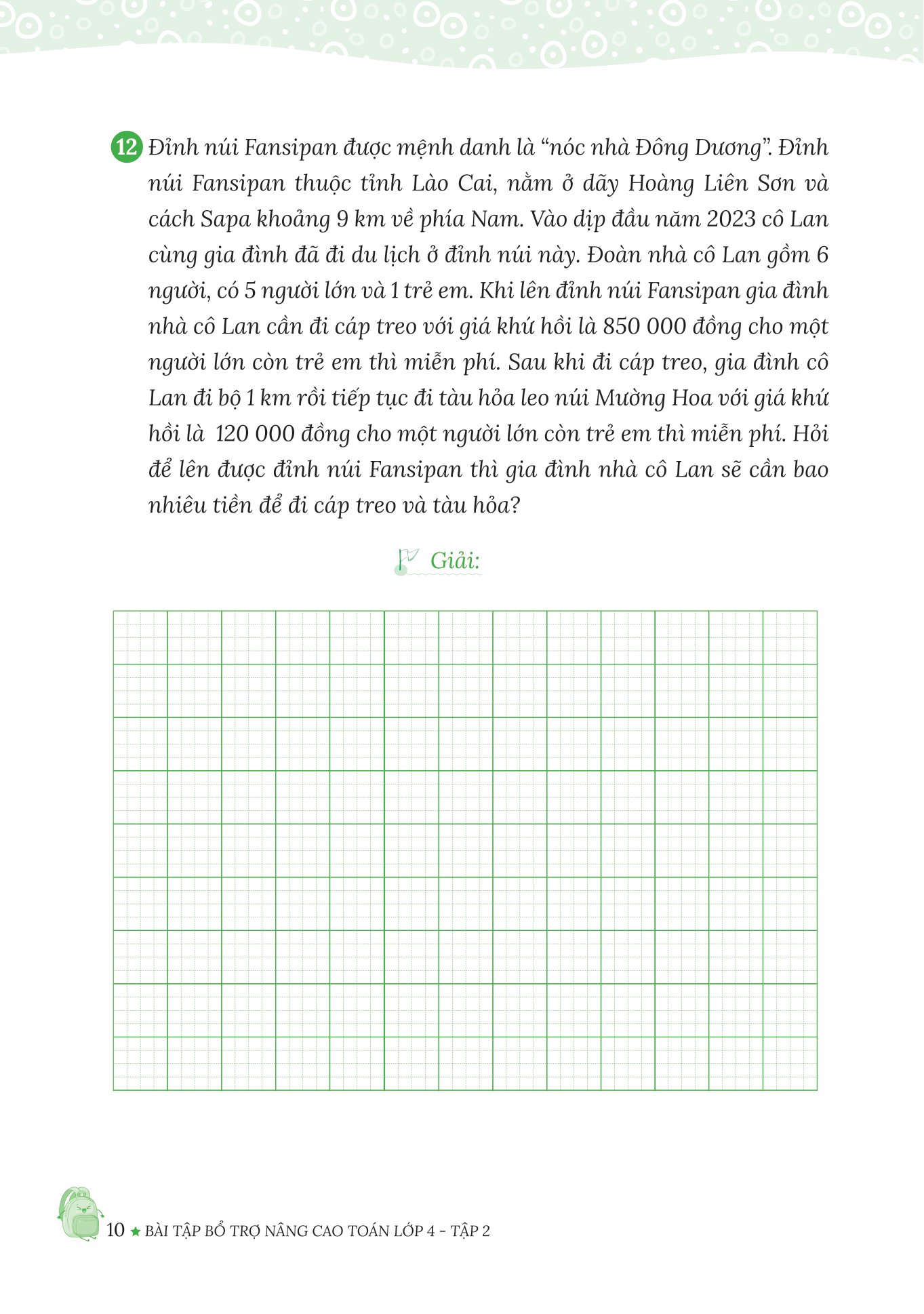 bộ bài tập bổ trợ nâng cao toán lớp 4 - tập 2 (theo chương trình của bộ sách kết nối tri thức với cuộc sống)