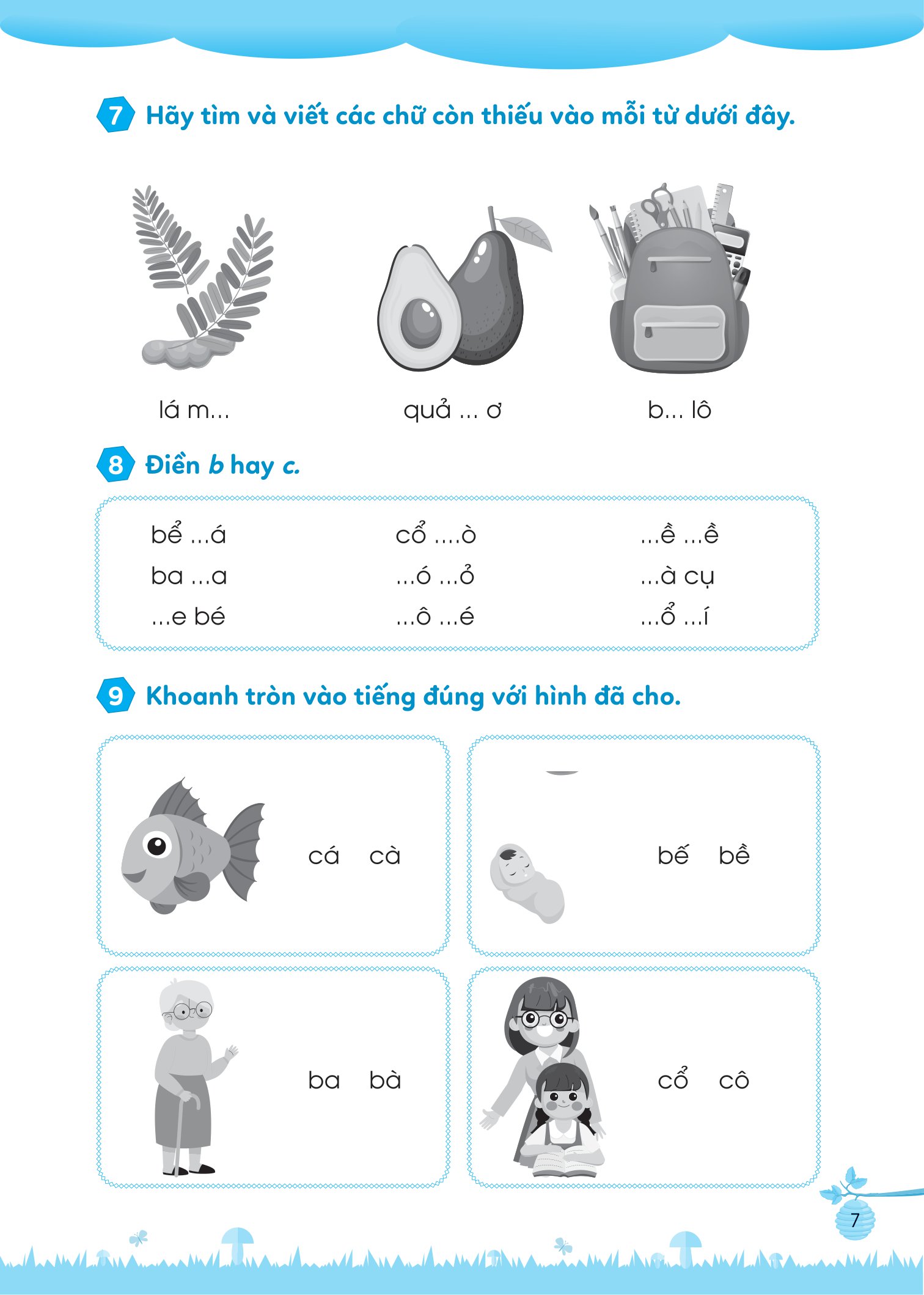 bộ bài tập bổ trợ tiếng việt cơ bản và nâng cao lớp 1 - tập 1
