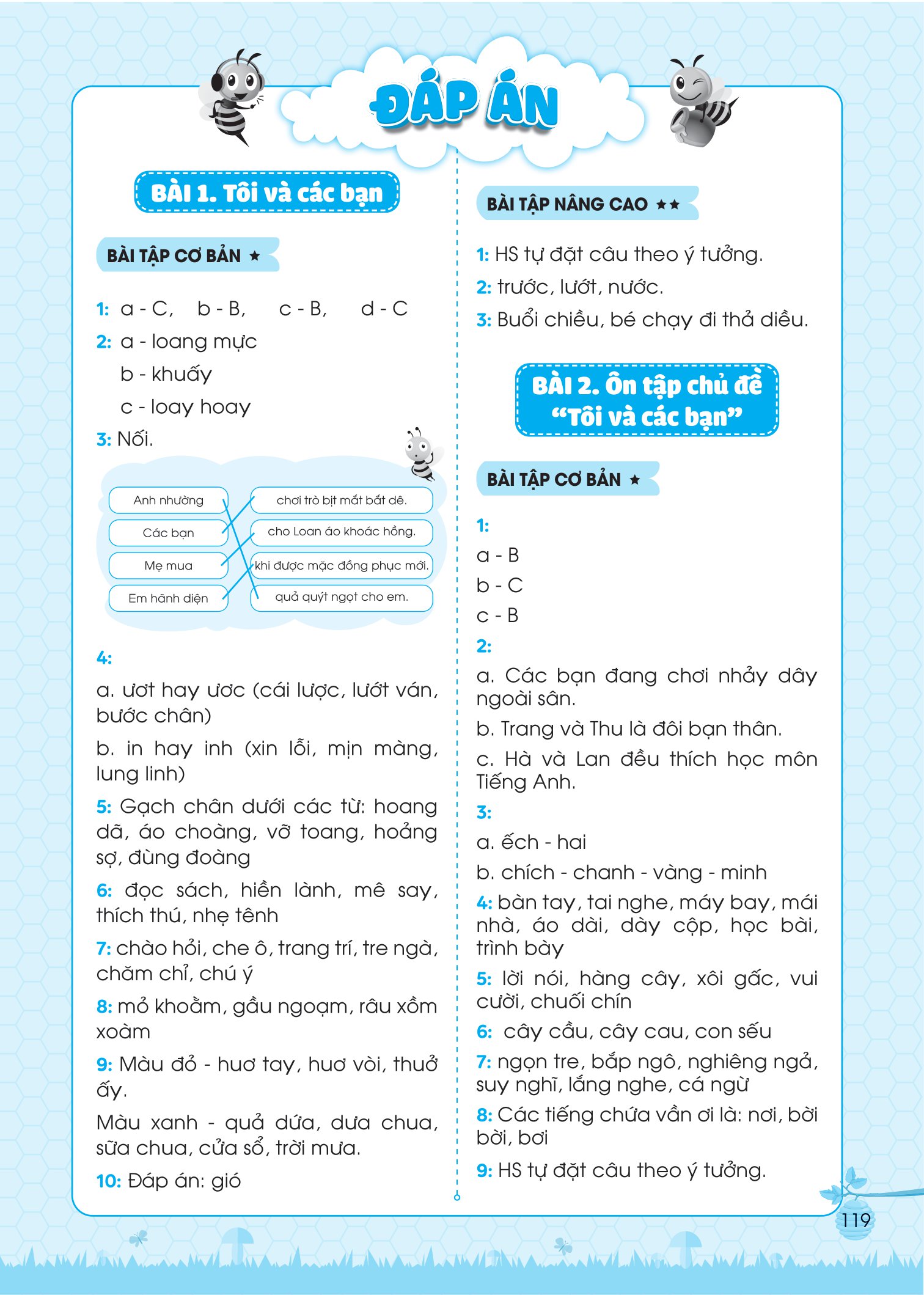 bộ bài tập bổ trợ tiếng việt cơ bản và nâng cao lớp 1 - tập 2