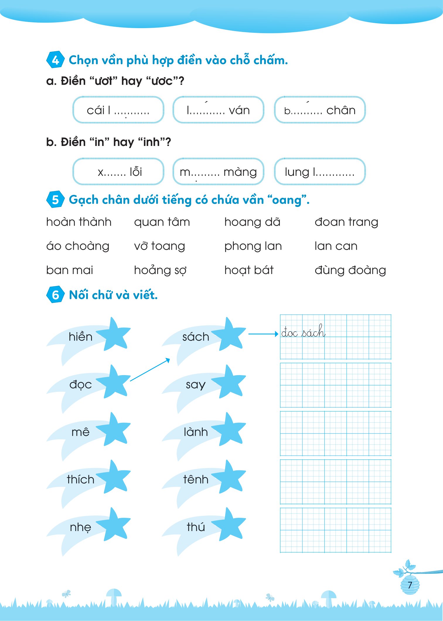 bộ bài tập bổ trợ tiếng việt cơ bản và nâng cao lớp 1 - tập 2