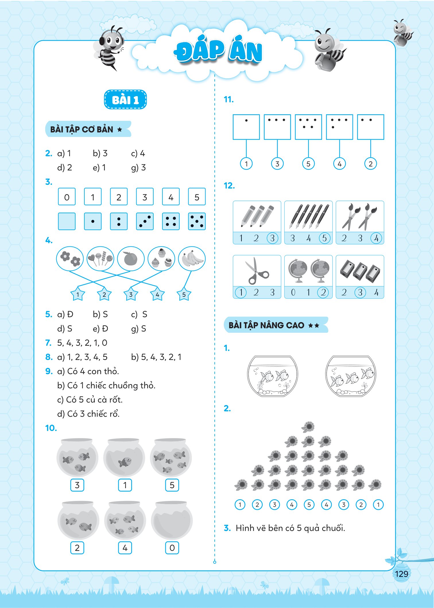 bộ bài tập bổ trợ toán cơ bản và nâng cao lớp 1 - tập 1