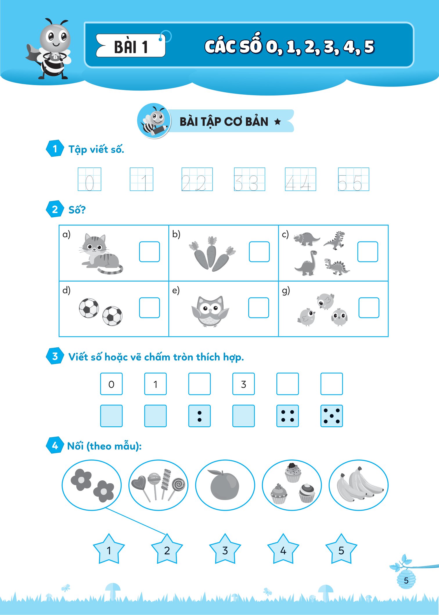 bộ bài tập bổ trợ toán cơ bản và nâng cao lớp 1 - tập 1