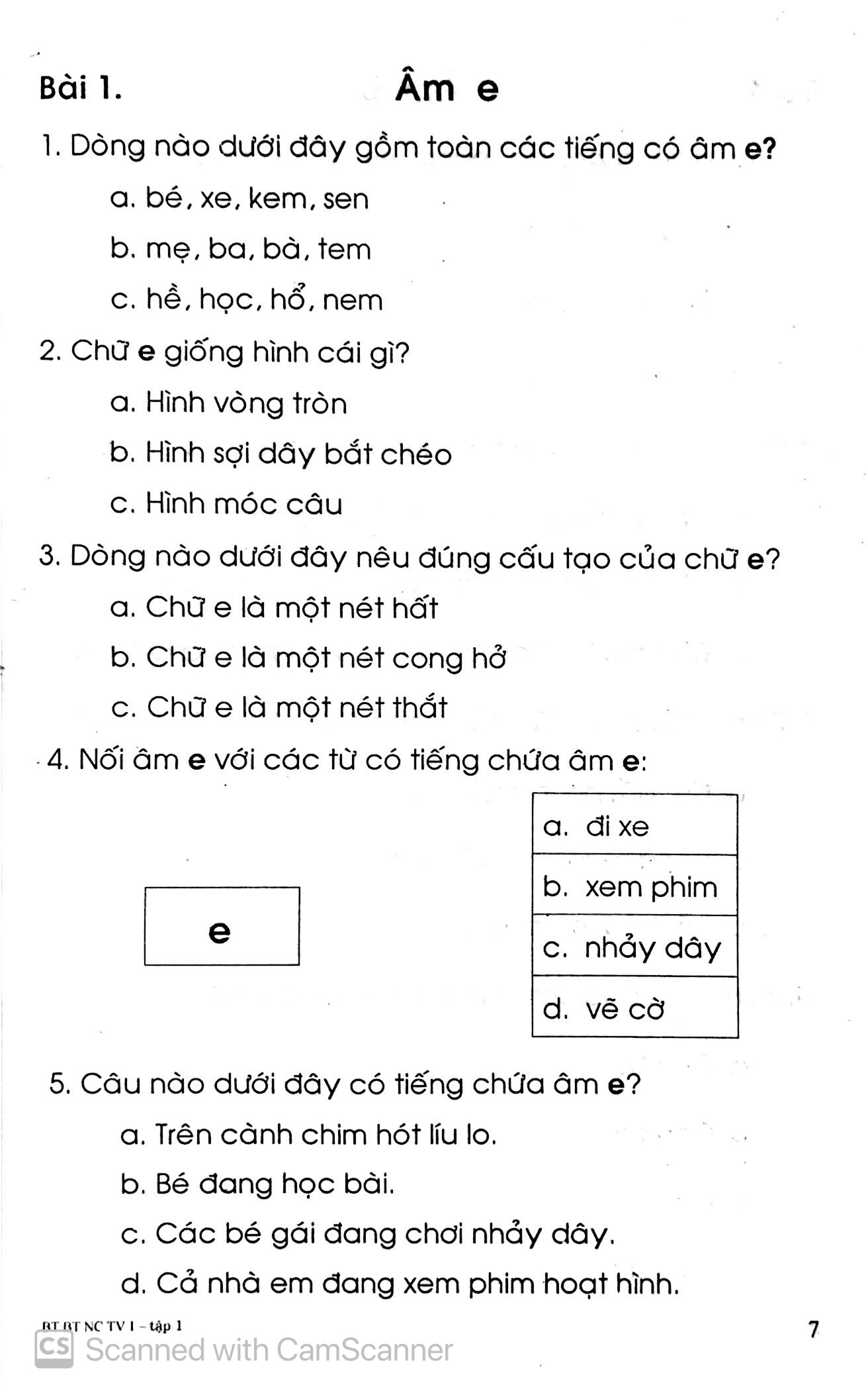 bộ bài tập bổ trợ và nâng cao tiếng việt 1 - tập 1