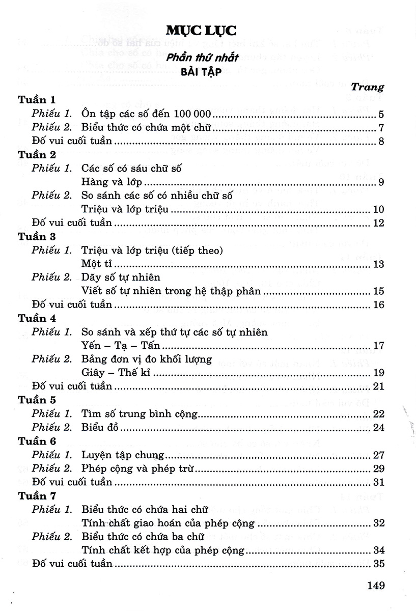 bộ bài tập chọn lọc toán 4 - hai buổi mỗi ngày - tập 1 (dùng chung cho các bộ sgk hiện hành)
