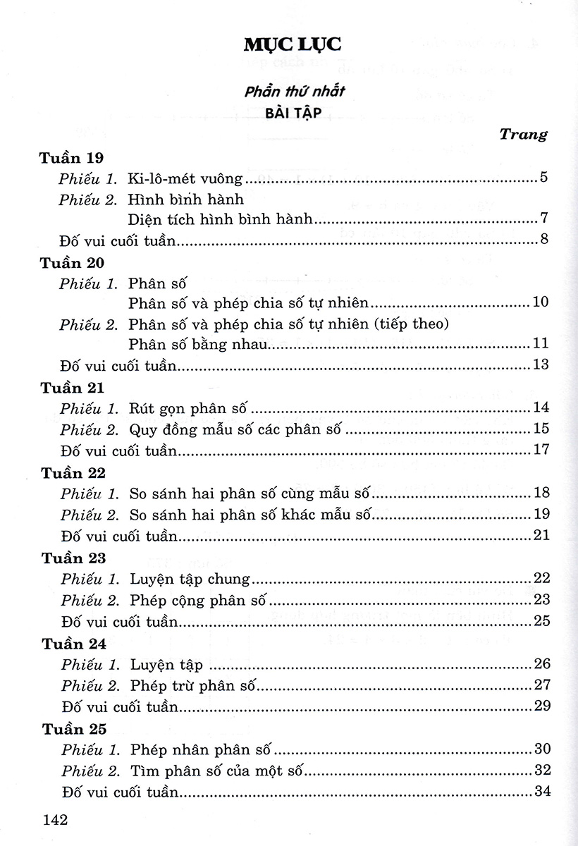 bộ bài tập chọn lọc toán 4 - hai buổi mỗi ngày - tập 2 (dùng chung cho các bộ sgk hiện hành)