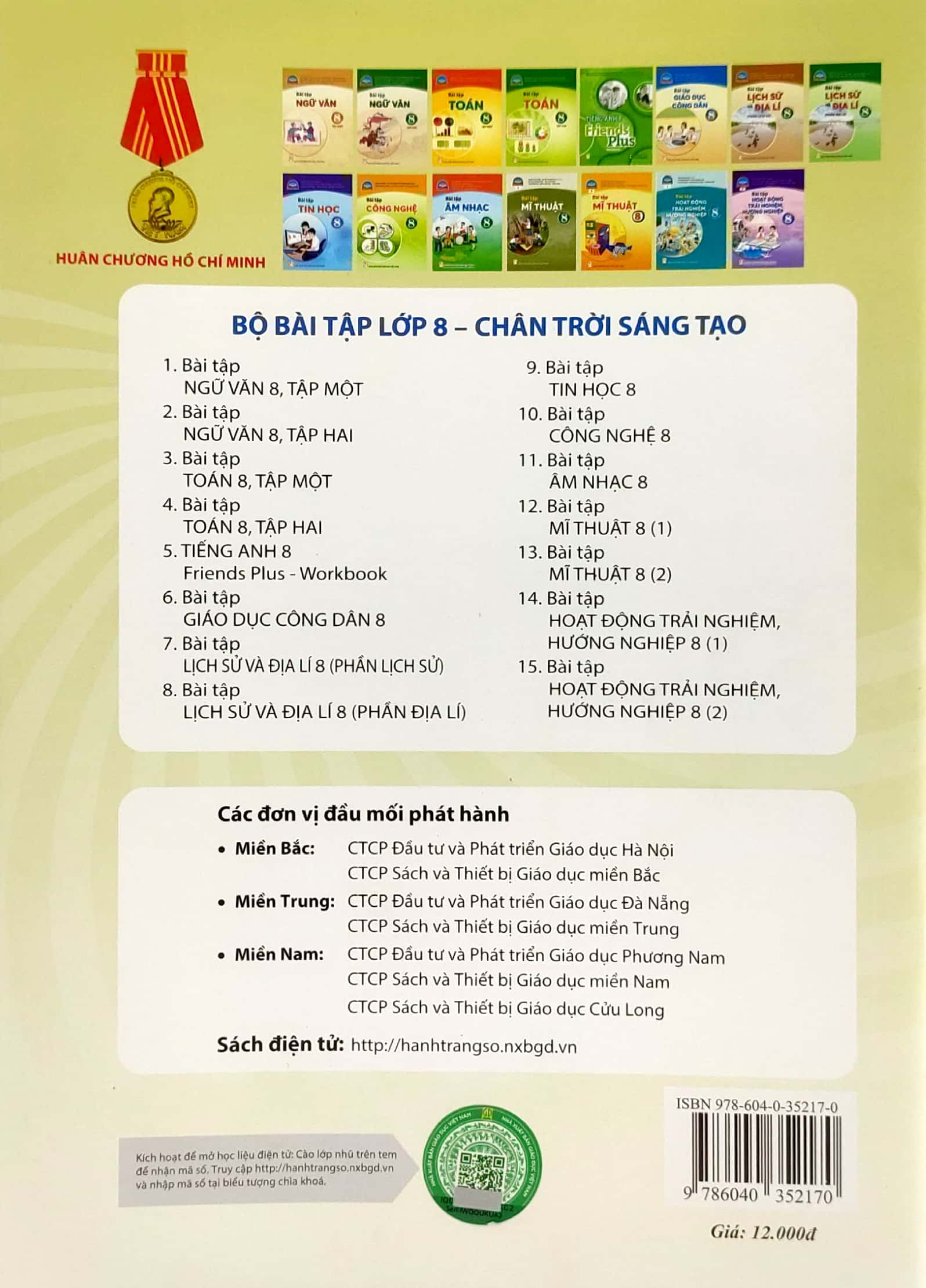 bộ bài tập công nghệ 8 (chân trời) (chuẩn)