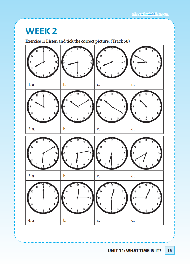 bộ bài tập cuối tuần tiếng anh lớp 4 tập 1 - có đáp án (tái bản 2020)