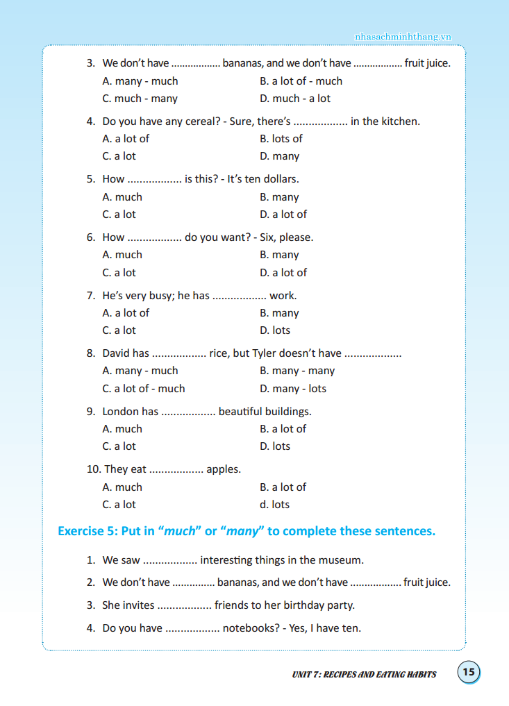 bộ bài tập cuối tuần tiếng anh lớp 9 - tập 2 - có đáp án (tái bản 2020)