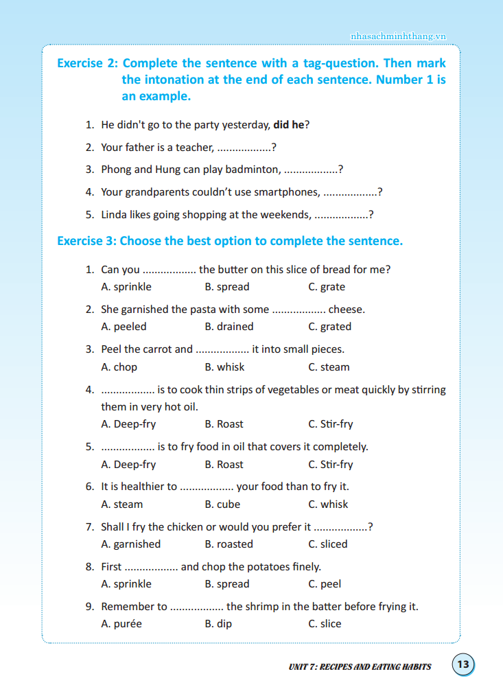 bộ bài tập cuối tuần tiếng anh lớp 9 - tập 2 - có đáp án (tái bản 2020)