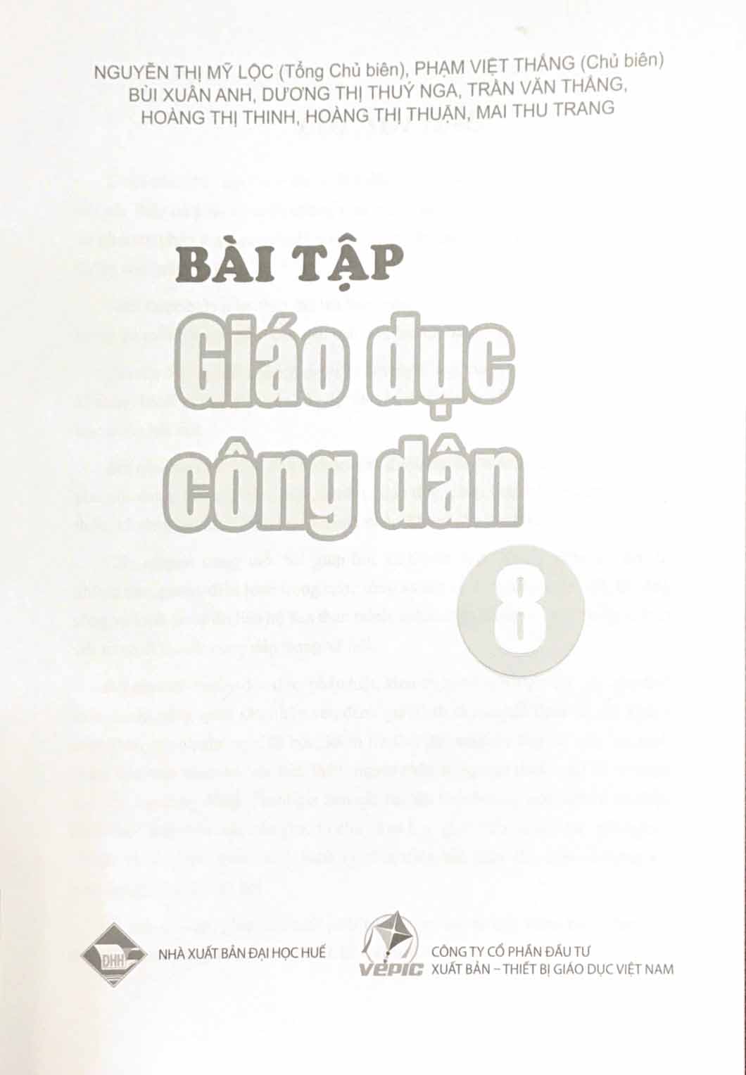 bộ bài tập giáo dục công dân 8 (cánh diều) (chuẩn)