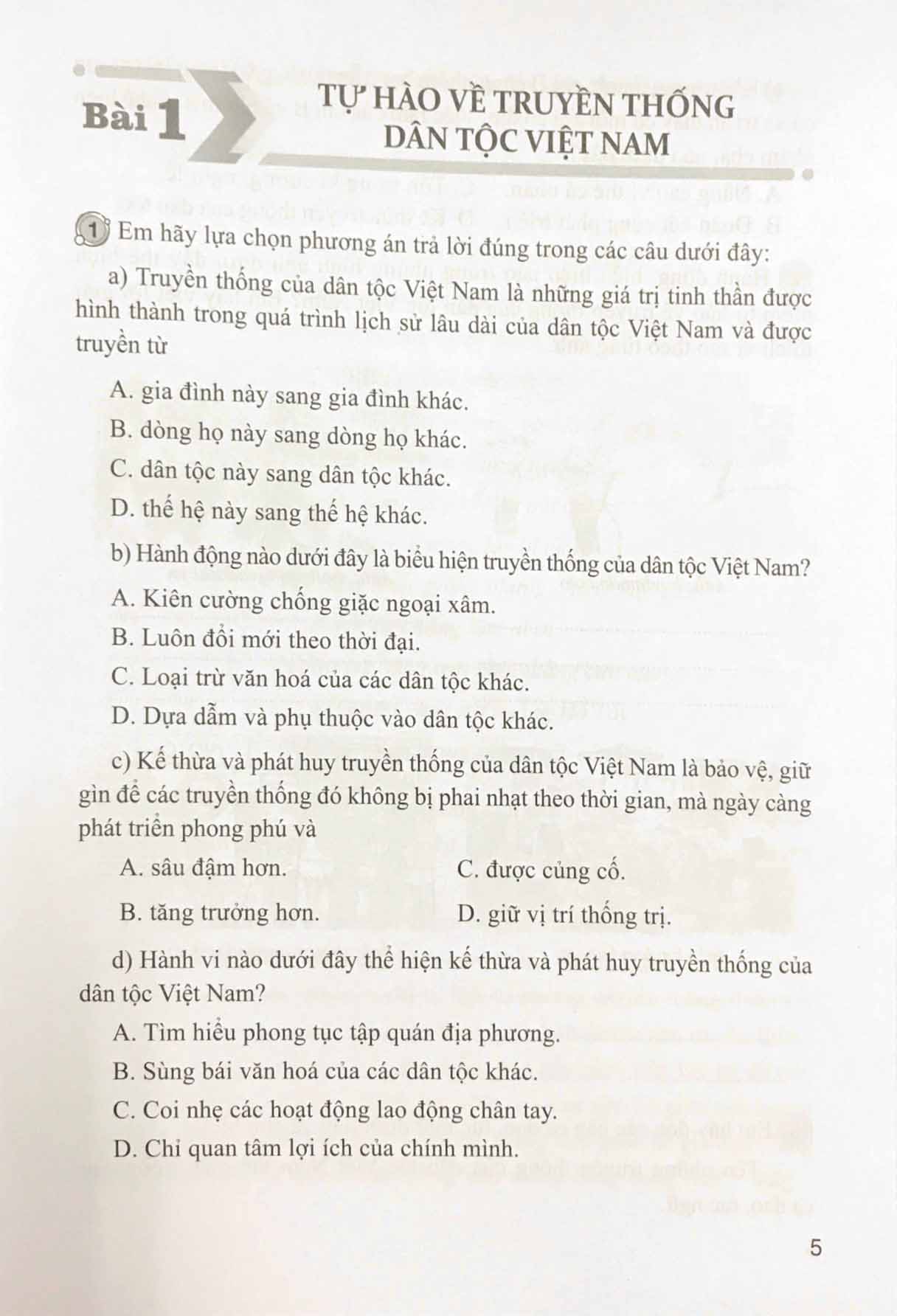 bộ bài tập giáo dục công dân 8 (cánh diều) (chuẩn)