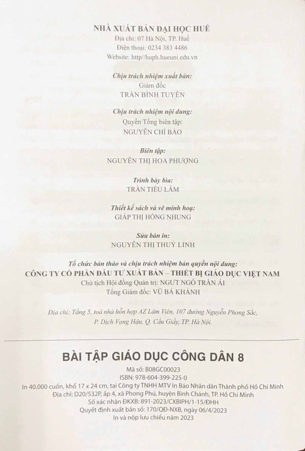 bộ bài tập giáo dục công dân 8 (cánh diều) (chuẩn)