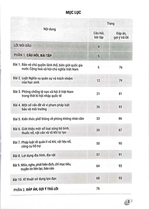 bộ bài tập giáo dục quốc phòng an ninh 11 (cánh diều) (chuẩn)