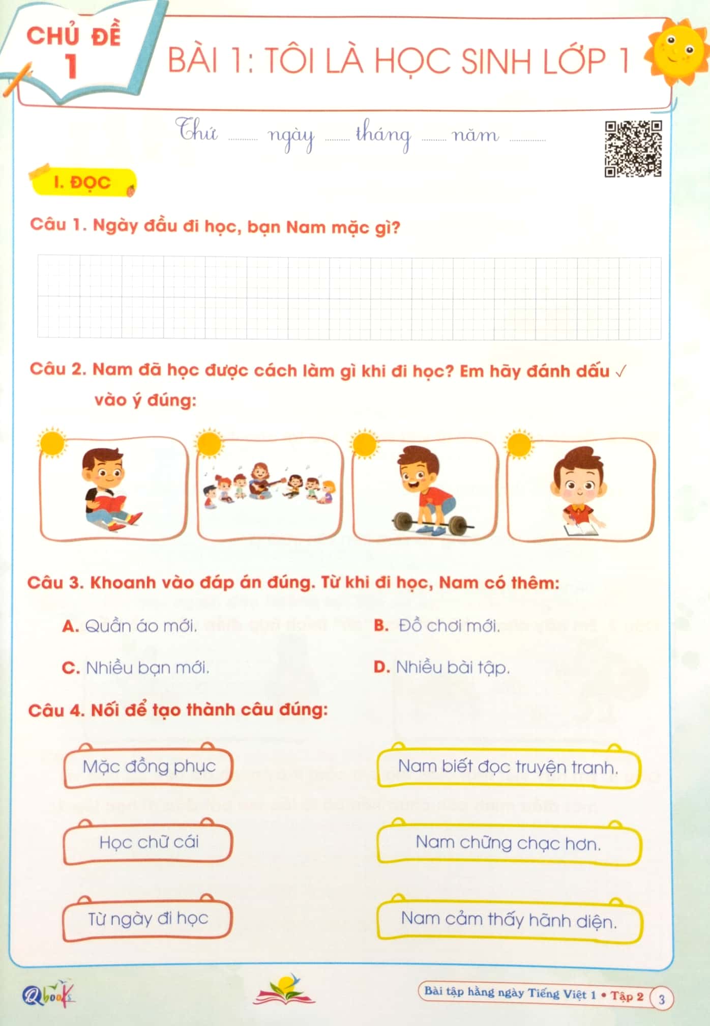Bộ
						
										
										Bài Tập Hằng Ngày Tiếng Việt 1 - Tập 2 (Kết Nối) (2022)