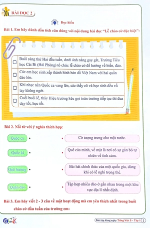 bộ bài tập hằng ngày tiếng việt 3 - tập 1 (cánh diều) (2022)