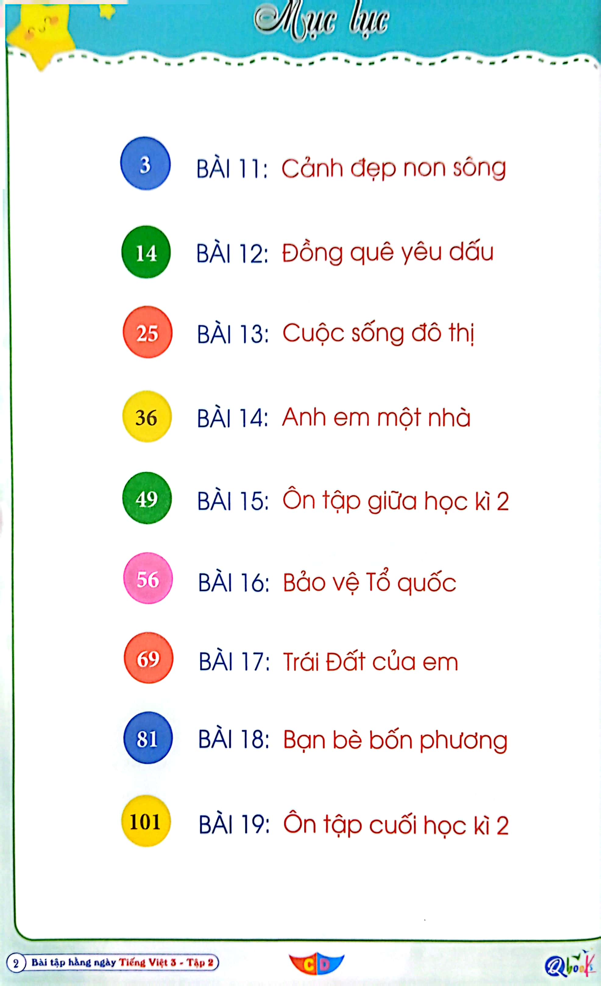 bộ bài tập hằng ngày tiếng việt 3 - tập 2 (cánh diều) (2022)