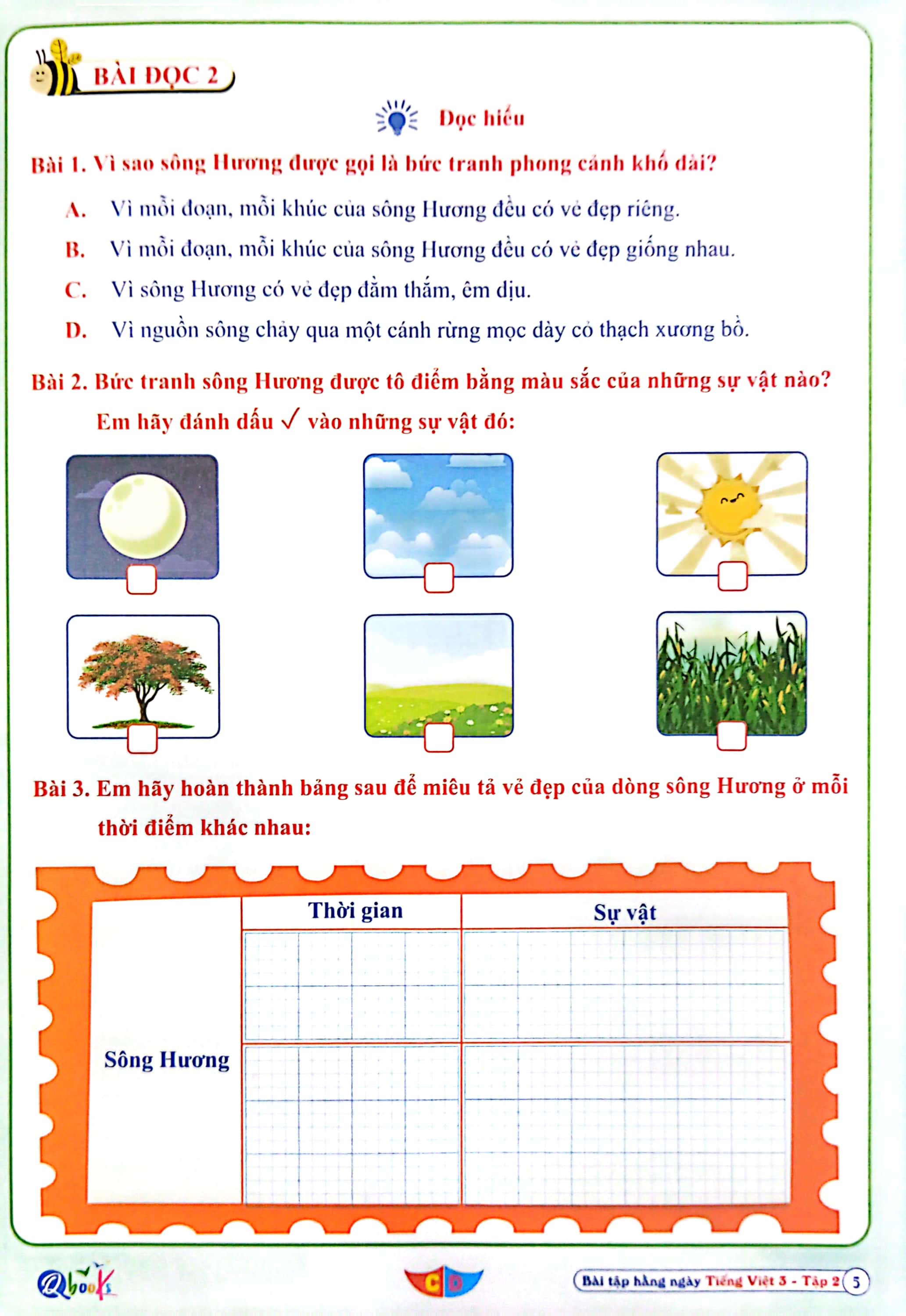 bộ bài tập hằng ngày tiếng việt 3 - tập 2 (cánh diều) (2022)