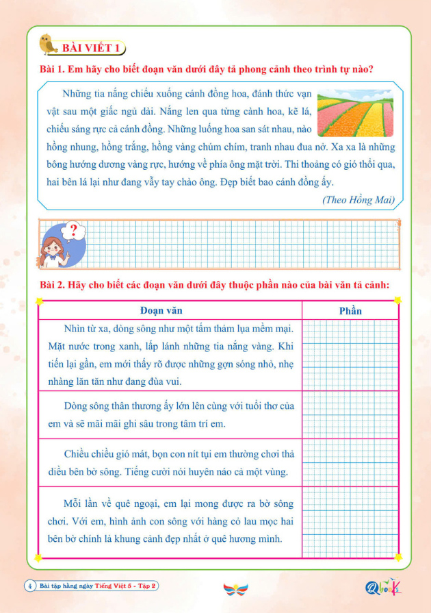 Bo
						
										
										Bai Tap Hang Ngay Tieng Viet 5 - Tap 2 (Canh Dieu)