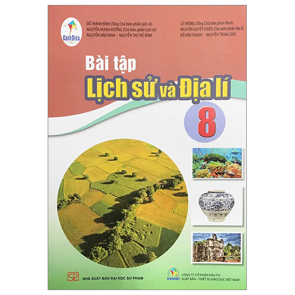 bộ bài tập lịch sử và địa lí 8 (cánh diều) (chuẩn)