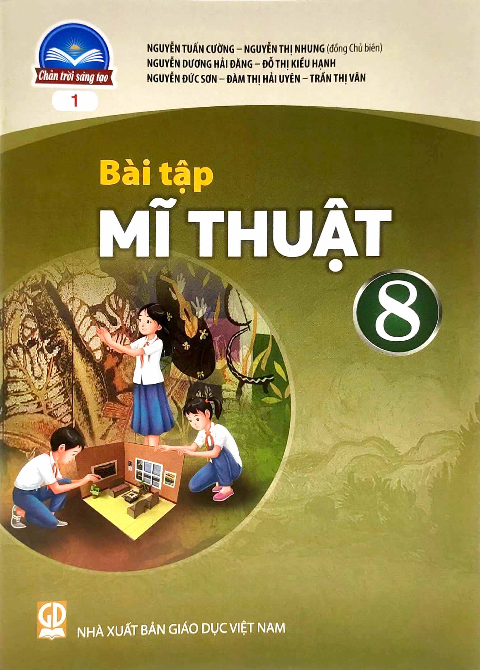 bộ bài tập mĩ thuật 8 - bản 1 (chân trời) (chuẩn)
