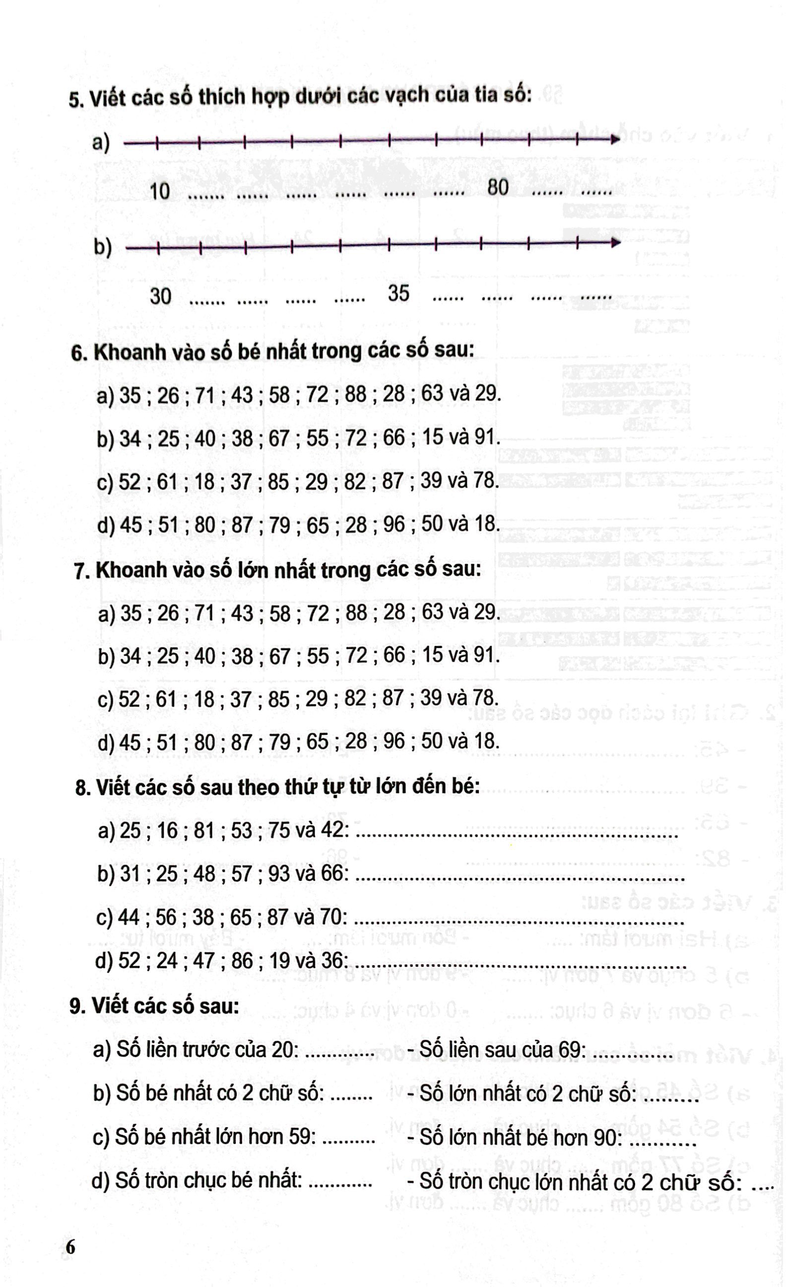 bộ bài tập phát triển năng lực học sinh môn toán lớp 1 - tập 2