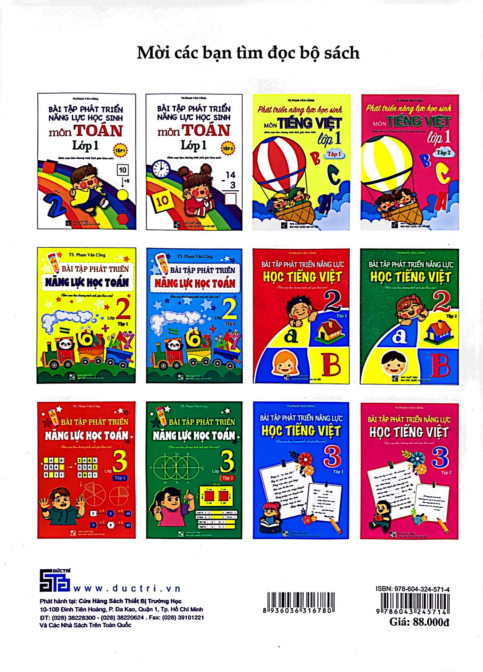 Bo
						
										
										Bai Tap Phat Trien Nang Luc Hoc Toan Lop 4 - Tap 2 (Bien Soan Theo Chuong Trinh SGK Moi)