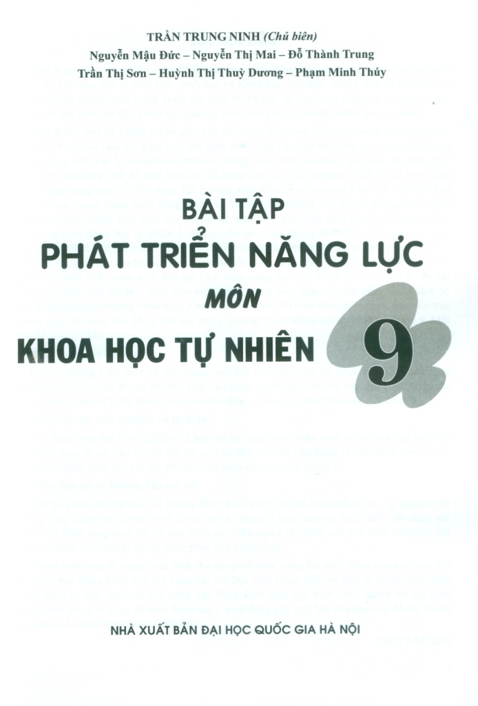 Bo
						
										
										Bai Tap Phat Trien Nang Luc Mon Khoa Hoc Tu Nhien 9