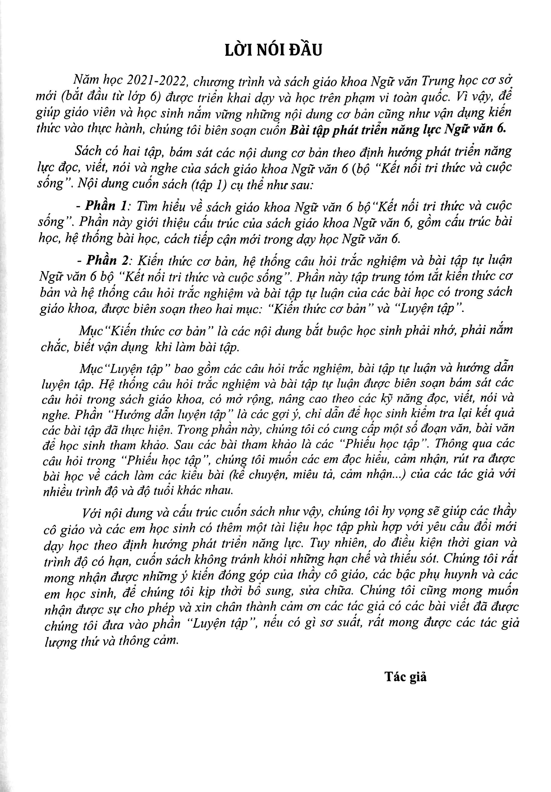 Bo
						
										
										Bai Tap Phat Trien Nang Luc Ngu Van 6 - Tap 1 (Ket Noi)