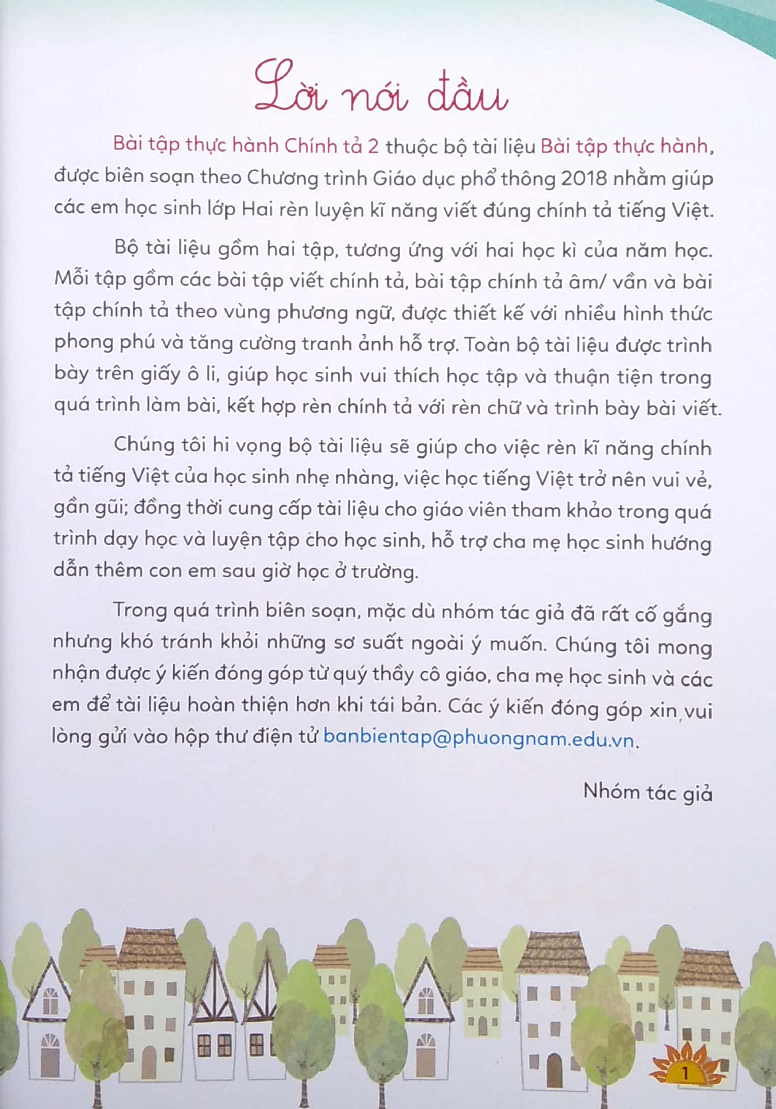 bộ bài tập thực hành chính tả 2 - tập 1 (theo chương trình gdpt 2018)