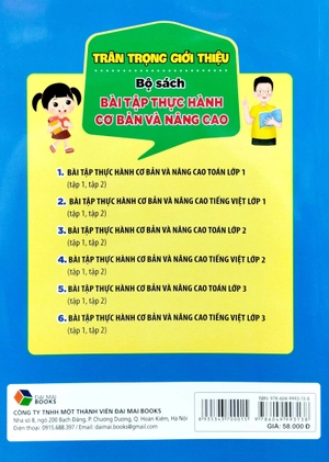 bộ bài tập thực hành cơ bản và nâng cao toán lớp 3 - tập 2 (theo chương trình giáo dục phổ thông mới)