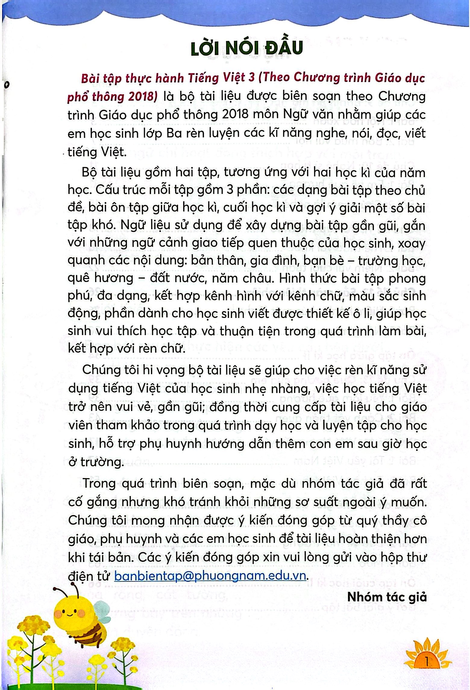 Bộ
						
										
										Bài Tập Thực Hành Tiếng Việt 3 - Tập 2 (Theo Chương Trình Giáo Dục Phổ Thông 2018)